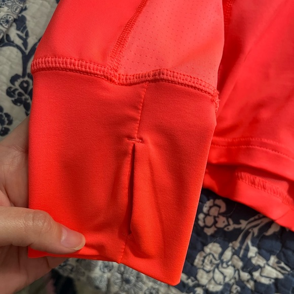 Pink puma long sleeve top, looks orange in the picture but it’s fluorescent pink - Picture 2 of 2